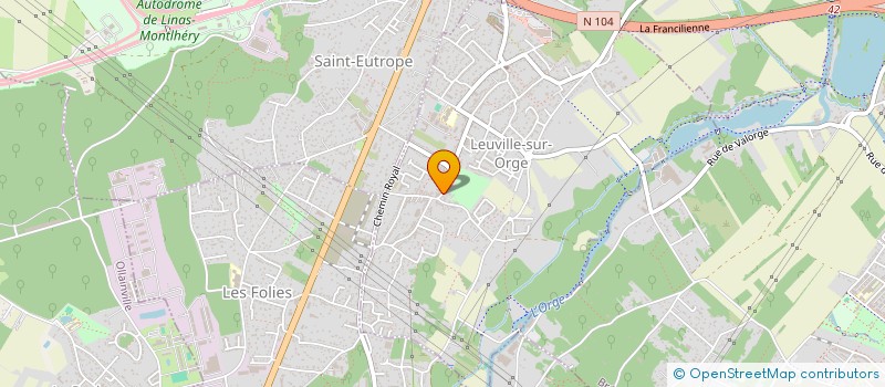 localisation de l'entreprise MONSIEUR OLIVIER LOUIS ROGER ROUJON à LEUVILLE-SUR-ORGE