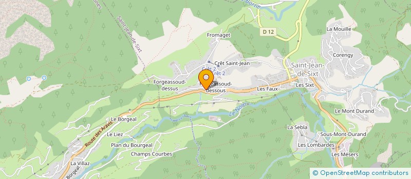 localisation de l'entreprise MONSIEUR OLIVIER LOUISE  LE GRAND-BORNAND