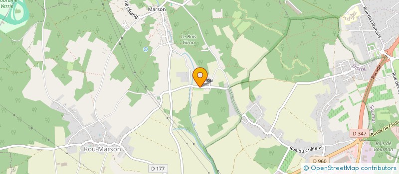 localisation de l'entreprise MONSIEUR OLIVIER LOURADOUR PONTEIL  ROU-MARSON