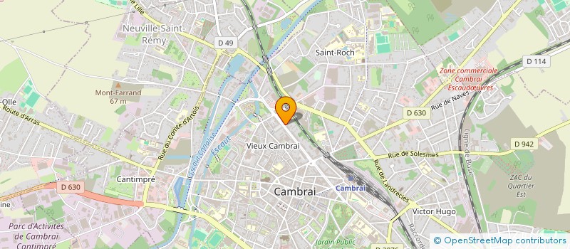 localisation de l'entreprise MONSIEUR OLIVIER LOZE  CAMBRAI