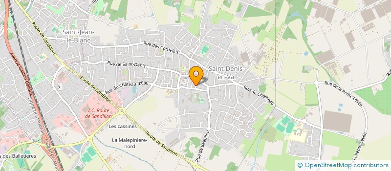 localisation de l'entreprise MONSIEUR OLIVIER LUBIN à SAINT-DENIS-EN-VAL