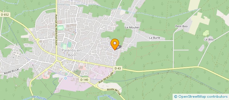 localisation de l'entreprise MONSIEUR OLIVIER LUBRANO DI SBARAGLIONE à PARENTIS-EN-BORN