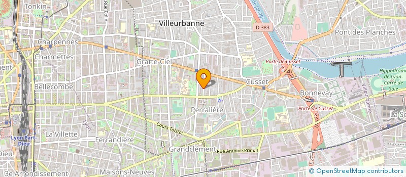 localisation de l'entreprise MONSIEUR OLIVIER LUCAS  VILLEURBANNE