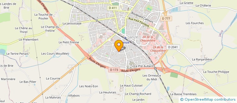 localisation de l'entreprise MONSIEUR OLIVIER LUGAND  CHANTEPIE