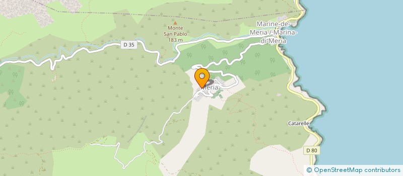 localisation de l'entreprise MONSIEUR OLIVIER LUICHI à MERIA
