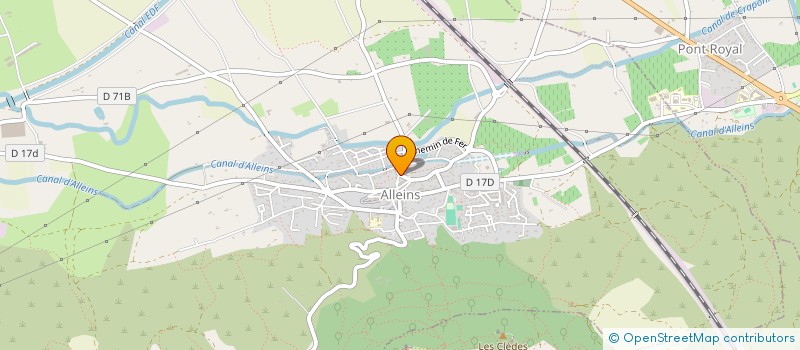 localisation de l'entreprise MONSIEUR OLIVIER LUTHRINGER  ALLEINS