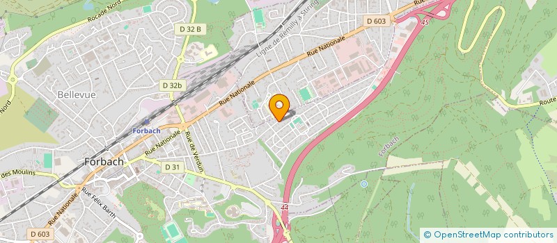 localisation de l'entreprise MONSIEUR OLIVIER MACHNICK à FORBACH