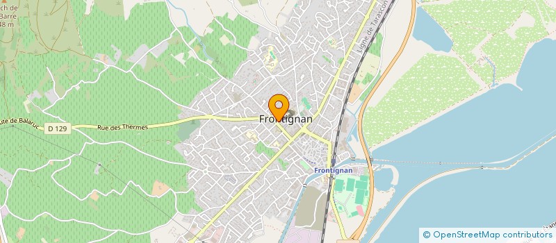 localisation de l'entreprise MONSIEUR OLIVIER MAFFRE à FRONTIGNAN