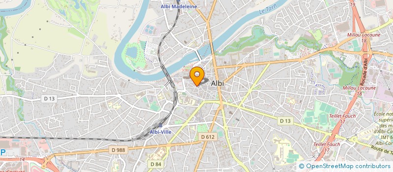 localisation de l'entreprise MONSIEUR OLIVIER MAGNA à ALBI