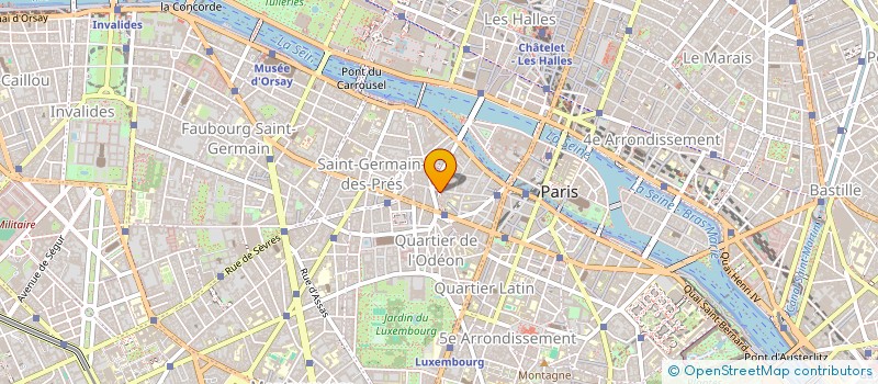 localisation de l'entreprise MONSIEUR OLIVIER MAGNIN  PARIS