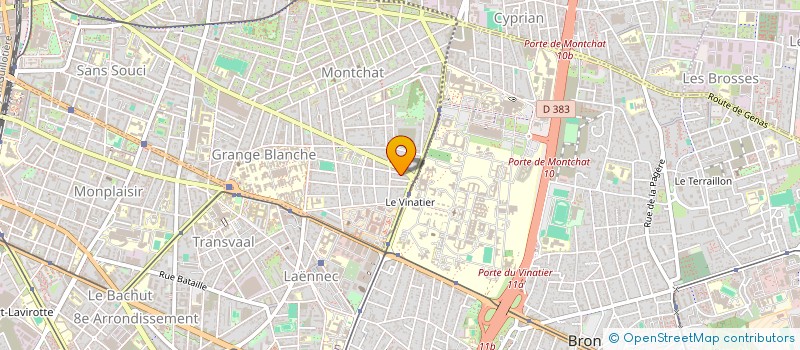 localisation de l'entreprise MONSIEUR OLIVIER MAGNIN  LYON