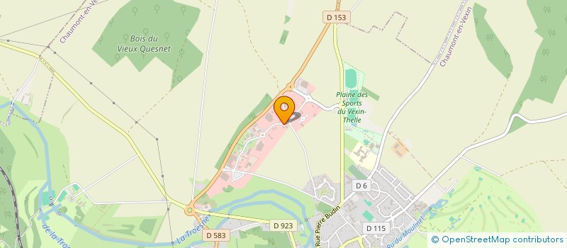 localisation de l'entreprise MONSIEUR OLIVIER MAILLARD  CHAUMONT-EN-VEXIN