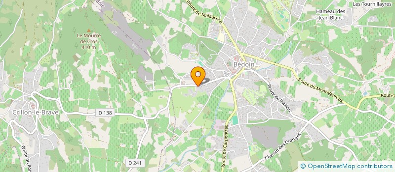 localisation de l'entreprise MONSIEUR OLIVIER MAILLARD  BEDOIN