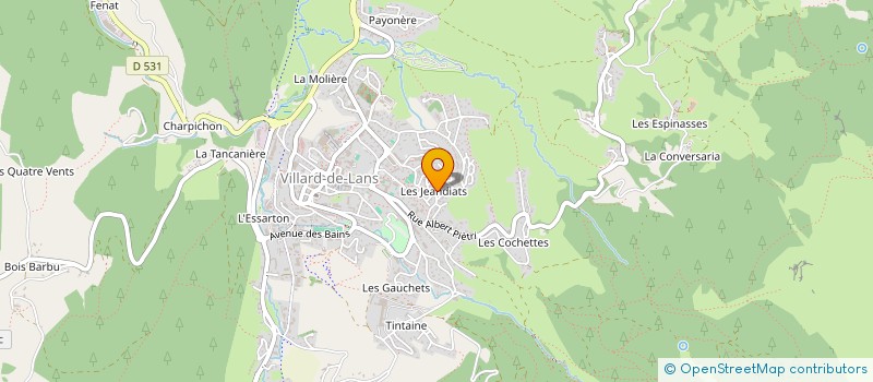 localisation de l'entreprise MONSIEUR OLIVIER MAILLARD  VILLARD-DE-LANS