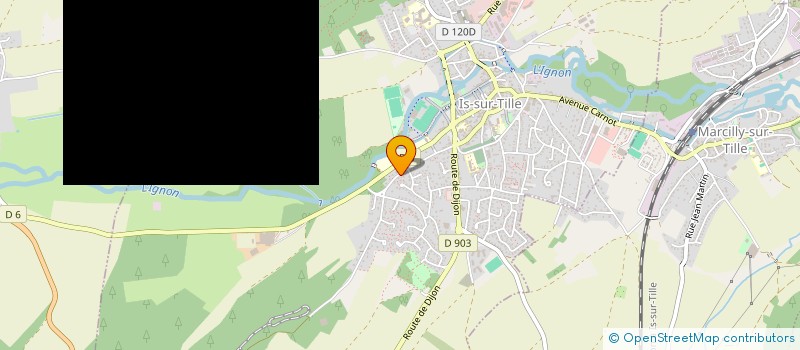 localisation de l'entreprise MONSIEUR OLIVIER MAILLARD  IS-SUR-TILLE