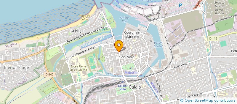 localisation de l'entreprise MONSIEUR OLIVIER MAILLARD  CALAIS