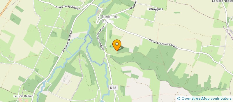 localisation de l'entreprise MONSIEUR OLIVIER MAILLE  LA TRINITE-DE-REVILLE