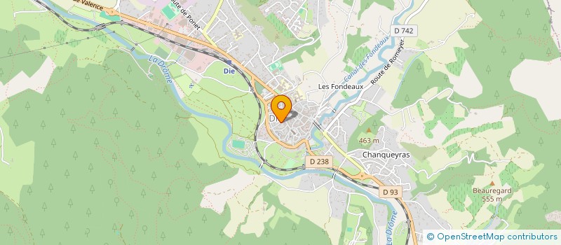 localisation de l'entreprise MONSIEUR OLIVIER MAILLEFAUD  DIE