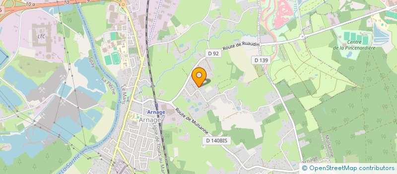 localisation de l'entreprise MONSIEUR OLIVIER MAINE  MONCE EN BELIN