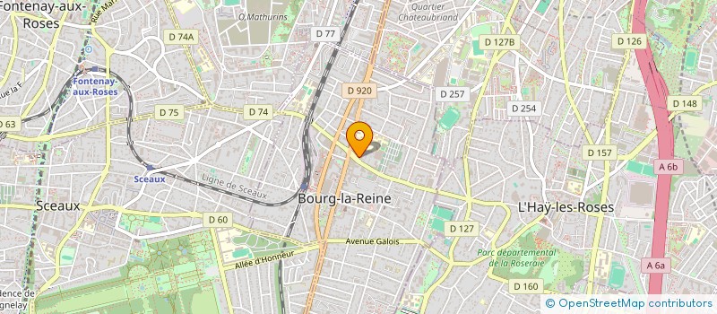 localisation de l'entreprise MONSIEUR OLIVIER MAINFRAY à BOURG-LA-REINE