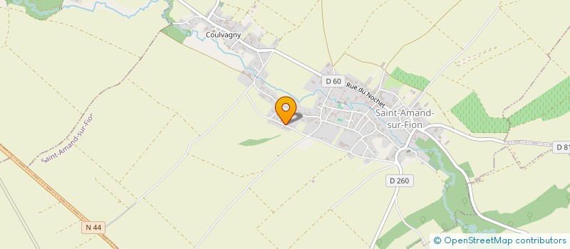 localisation de l'entreprise MONSIEUR OLIVIER MAINGOT à SAINT-AMAND-SUR-FION