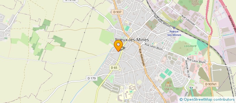 localisation de l'entreprise MONSIEUR OLIVIER MAKOWSKI  NUX-LES-MINES