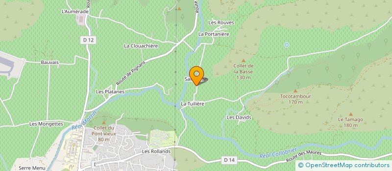 localisation de l'entreprise MONSIEUR OLIVIER MALAMAIRE  PIERREFEU-DU-VAR