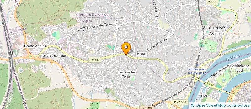 localisation de l'entreprise MONSIEUR OLIVIER MALAUSSENA à LES ANGLES