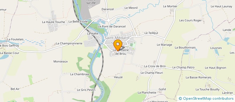 localisation de l'entreprise MONSIEUR OLIVIER MALBRANQUE  SAINT-MEDARD-SUR-ILLE