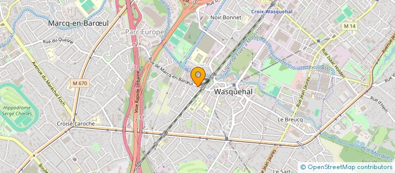 localisation de l'entreprise MONSIEUR OLIVIER MALCURAT  WASQUEHAL