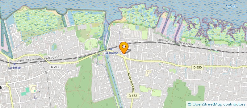 localisation de l'entreprise MONSIEUR OLIVIER MALDERIEUX  GUJAN-MESTRAS