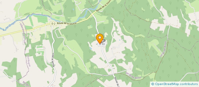 localisation de l'entreprise MONSIEUR OLIVIER MALET  VERGT-DE-BIRON