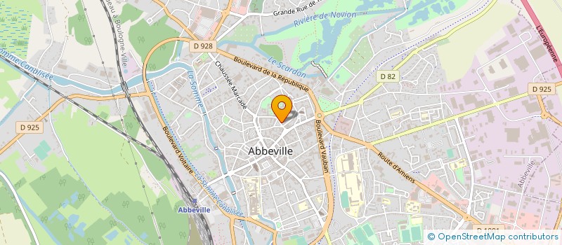 localisation de l'entreprise MONSIEUR OLIVIER MALLET à ABBEVILLE