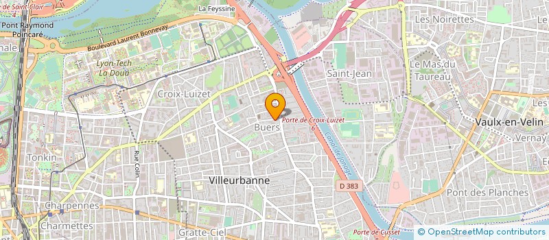 localisation de l'entreprise MONSIEUR OLIVIER MALNATI  VILLEURBANNE