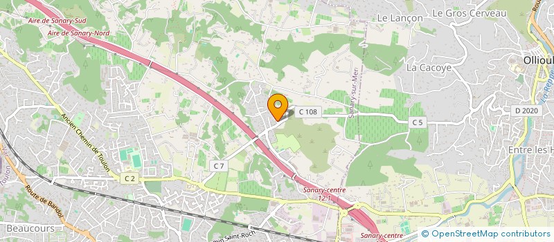 localisation de l'entreprise MONSIEUR OLIVIER MAMBRE  SANARY-SUR-MER