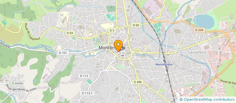 localisation de l'entreprise MONSIEUR OLIVIER MANCINI  MONTBRISON