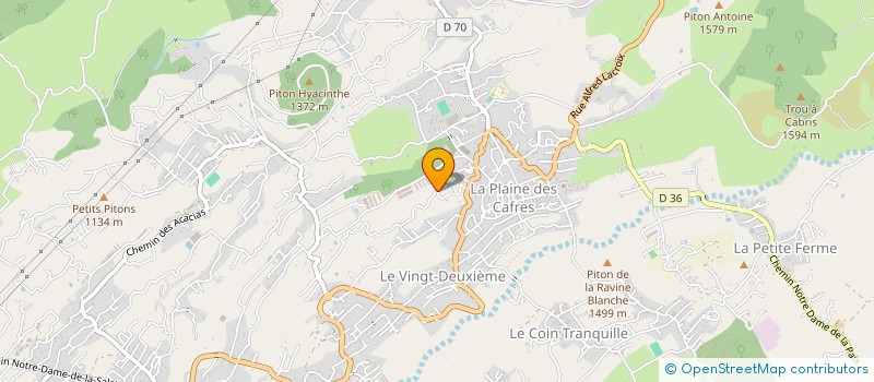 localisation de l'entreprise MONSIEUR OLIVIER MANICON  LE TAMPON