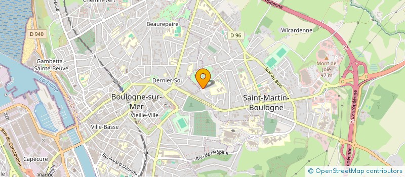 localisation de l'entreprise MONSIEUR OLIVIER MANNESSIEZ à ST MARTIN BOULOGNE