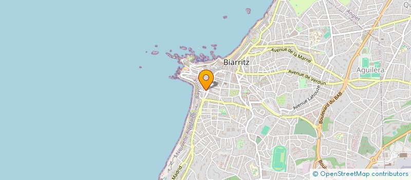localisation de l'entreprise MONSIEUR OLIVIER MANOURY à BIARRITZ