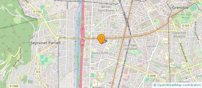 localisation de l'entreprise MONSIEUR OLIVIER MANSIOT  GRENOBLE