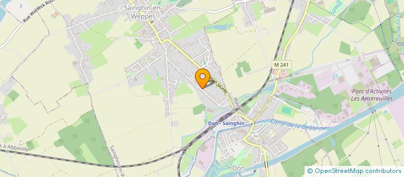 localisation de l'entreprise MONSIEUR OLIVIER MARAIS  SAINGHIN-EN-WEPPES