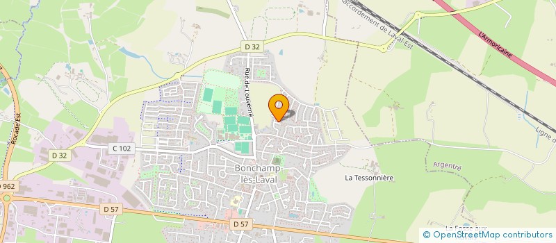 localisation de l'entreprise MONSIEUR OLIVIER MARAIS à BONCHAMP-LES-LAVAL