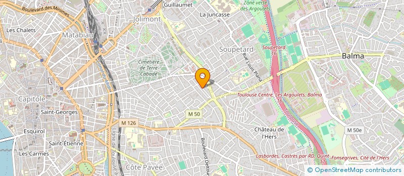 localisation de l'entreprise MONSIEUR OLIVIER MARCAIS  TOULOUSE