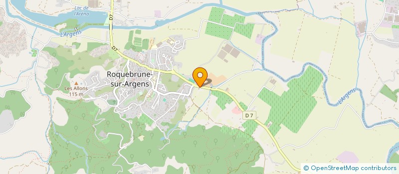 localisation de l'entreprise MONSIEUR OLIVIER MARCEL à ROQUEBRUNE-SUR-ARGENS