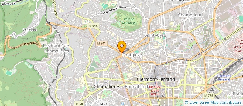 localisation de l'entreprise MONSIEUR OLIVIER MARCELLOT à CLERMONT-FERRAND