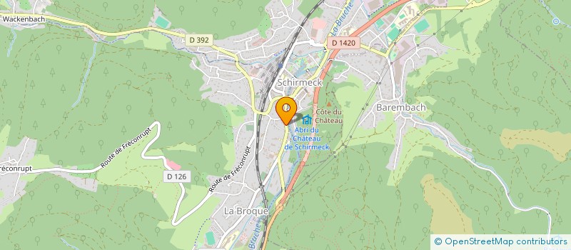 localisation de l'entreprise MONSIEUR OLIVIER MARCHAL  LA BROQUE