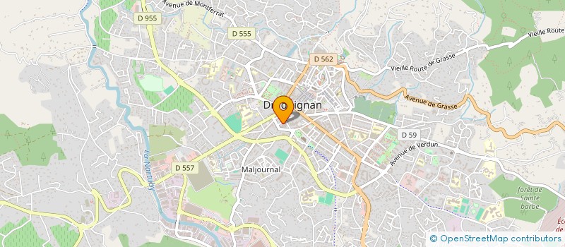 localisation de l'entreprise MONSIEUR OLIVIER MARCOVITCH  DRAGUIGNAN