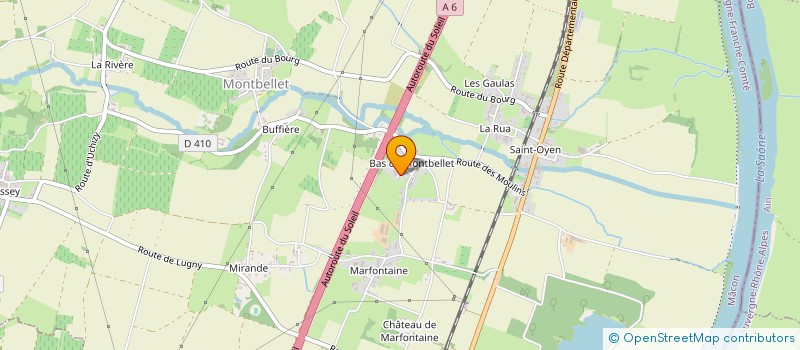 localisation de l'entreprise MONSIEUR OLIVIER MARECHAL  MONTBELLET