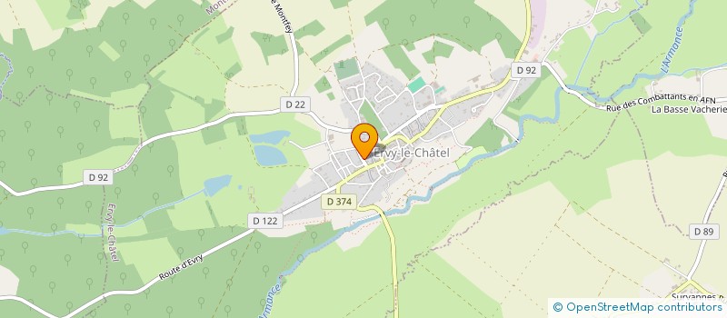 localisation de l'entreprise MONSIEUR OLIVIER MARECHAUX à ERVY-LE-CHATEL
