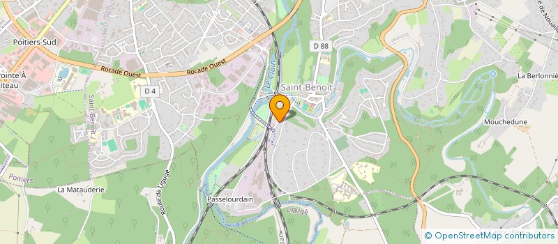 localisation de l'entreprise MONSIEUR OLIVIER MAREUIL  SAINT-BENOIT